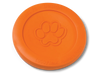 West Paw Zisc dog toy in orange - lightweight and gentle on dog's mouths.