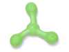 West Paw Skamp dog toy in green, a safe alternative to sticks with superior durability.
