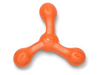 West Paw Skamp dog toy in orange, made from eco-friendly Zogoflex® material and perfect for active play.