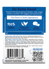 Image showing the back of the Open Farm - Chicken & Salmon Rustic Stew packaging, showcasing ingredients and nutritional information.