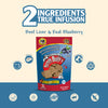 Image illustrating the health benefits of having only two ingredients: beef liver and blueberries