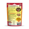Back view of Benny Bullys - Beef Liver + Pumpkin bag highlighting the ingredients and nutritional information.