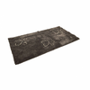 A high-quality image of the Dirty Dog Door Mat runner in misty grey, showcasing its colour and design.
