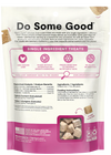 "Back of Open Farm Freeze-Dried Chicken Liver Dog Treats bag showing ingredient transparency"