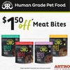 Raised Right Pets - Meat Bites - Turkey Liver Dog Treats