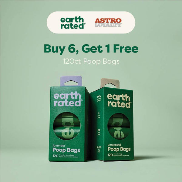 Two 8-pack boxes with a frequent buyer program sign, encouraging bulk purchases for savings.