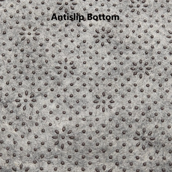 Close-up of anti-slip bottom showing textured grip that keeps the snuffle mat secure during play and feeding sessions.