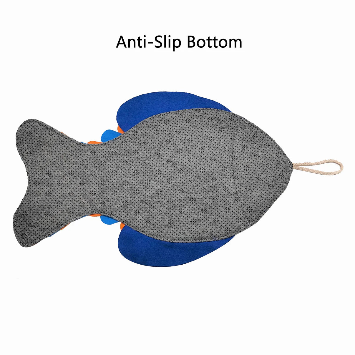 Image highlighting the sturdy anti-slip bottom of the mat that prevents slipping on smooth floors for safe use.