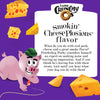 Fromm crunchy o's dog treats smokin' cheeseplosion are filled with the cheese.