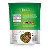 Back view of Fruitables Baked Dog Treats packaging, highlighting the Pumpkin & Apple flavour and nutritional value