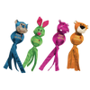 An image of the Kong Wubba Ballistic Friends showcasing the main product with smaller pictures of the four available shape options.