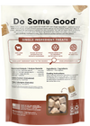 "Back view of Open Farm Freeze-Dried Lamb Liver Dog Treats bag showing ingredient details"