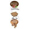 A close-up image of Benny Bully Beef Liver & Shiitake Mushroom Treats, showcasing their texture and quality.