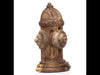 Video showcasing Red Barn Chew-a-Bull Hydrant chew up close, emphasizing ridged design, and textures.