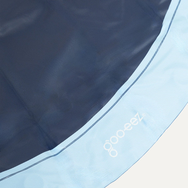 Close-up of Goo-Eez Splash & Spray Pool material showing the durable, anti-slip texture and high-quality construction designed for safety, cooling, and long-lasting summer fun.