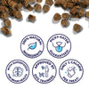 An image illustrating the key benefits, including cognitive support, low-calorie rewards, and natural ingredients.