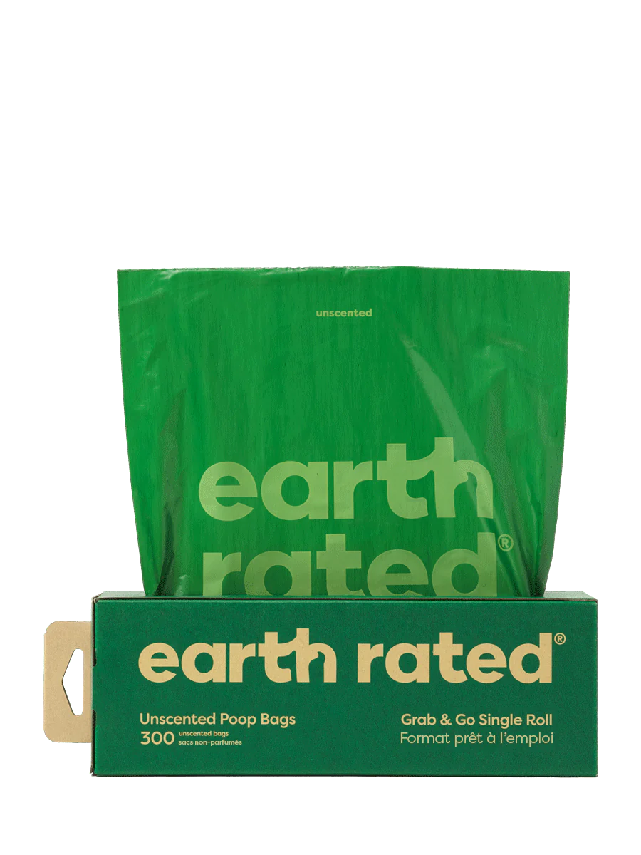 A bulk roll box of Earth Rated poop bags, ideal for pet parents who prefer buying in large quantities.