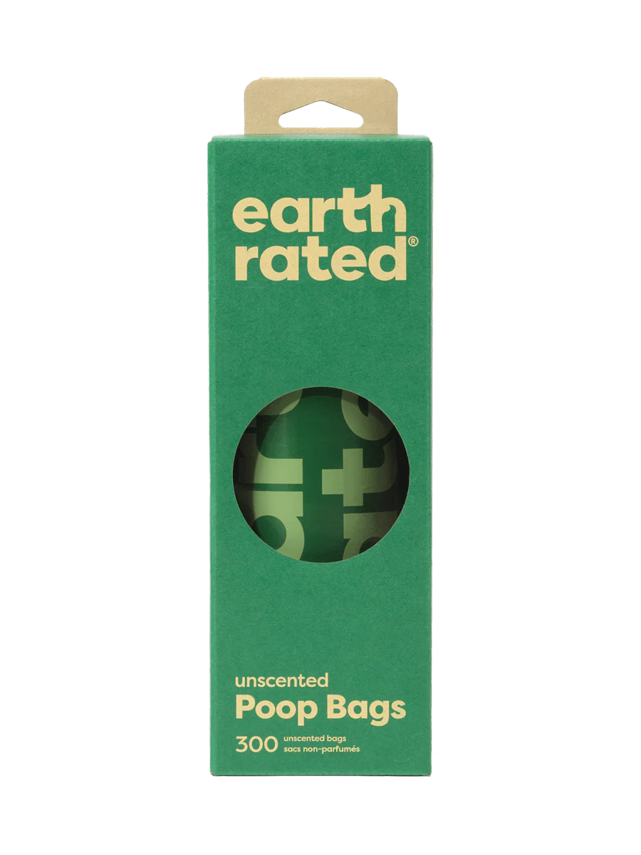 A bulk roll box of Earth Rated poop bags, ideal for pet parents who prefer buying in large quantities.
