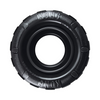 Close-up of the KONG Extreme Tire, a heavy-duty rubber chew toy with a thick tread design, perfect for power chewers and treat stuffing.