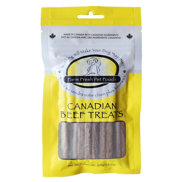 Farm Fresh Canadian Beef Treats - 100g