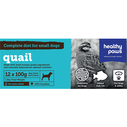 Healthy Paws Raw - Complete Quail Dinner