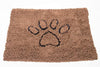 A high-quality image of the Dirty Dog Door Mat in brown, showcasing its colour and design.