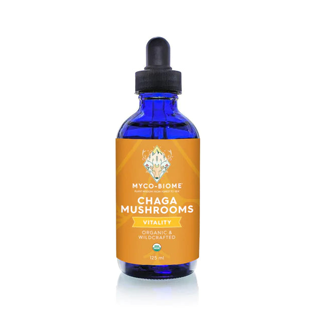 Adored Beast Chaga Mushrooms: Product bottle showcasing nutrient-rich chaga mushrooms, highlighting their antioxidant benefits and natural origin.