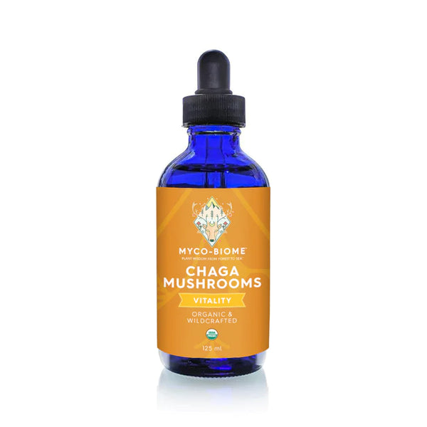 Adored Beast Chaga Mushrooms: Product bottle showcasing nutrient-rich chaga mushrooms, highlighting their antioxidant benefits and natural origin.