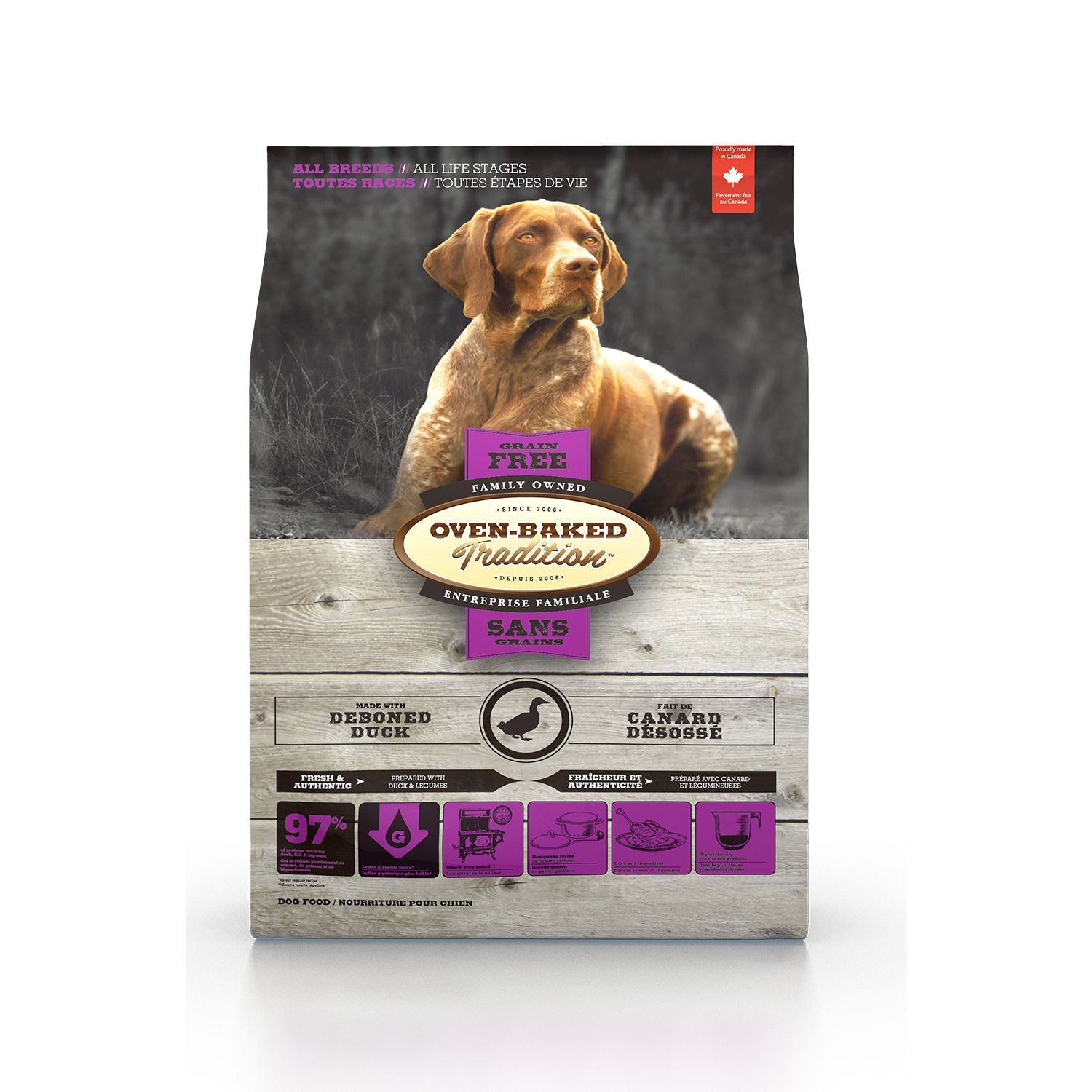 Oven Baked Tradition Dog Food - Grain Free - Duck