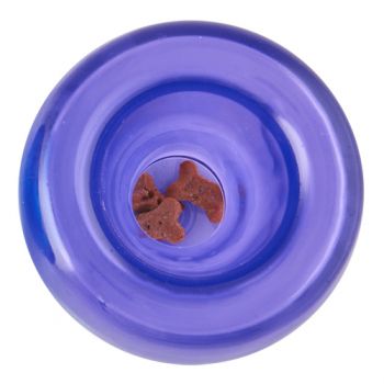 Planet Dog - Orbee Tuff Lil' Snoop interactive puzzle toy in translucent purple, designed for small dogs.
