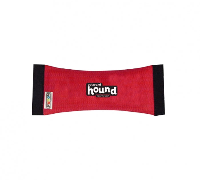 Outward Hound Fire Hose Fetch Dog Toy is a durable dog toy made with real firehose material and double-stitched seams. Great for fetch, tug, and water play. Includes squeaker for extra fun. Floats on water. Built for supervised rough play. Ideal for active dogs of all sizes.