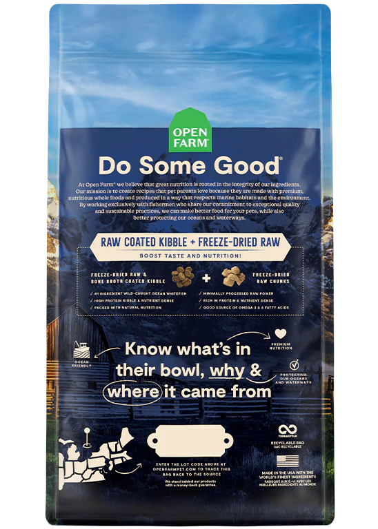 Open Farm Grain Free - Cat Food - RawMix - Wild Ocean - (Salmon, Whitefish & Rockfish)