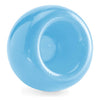 Planet Dog - Orbee Tuff Snoop interactive puzzle toy in translucent blue, designed to hold treats for dogs.