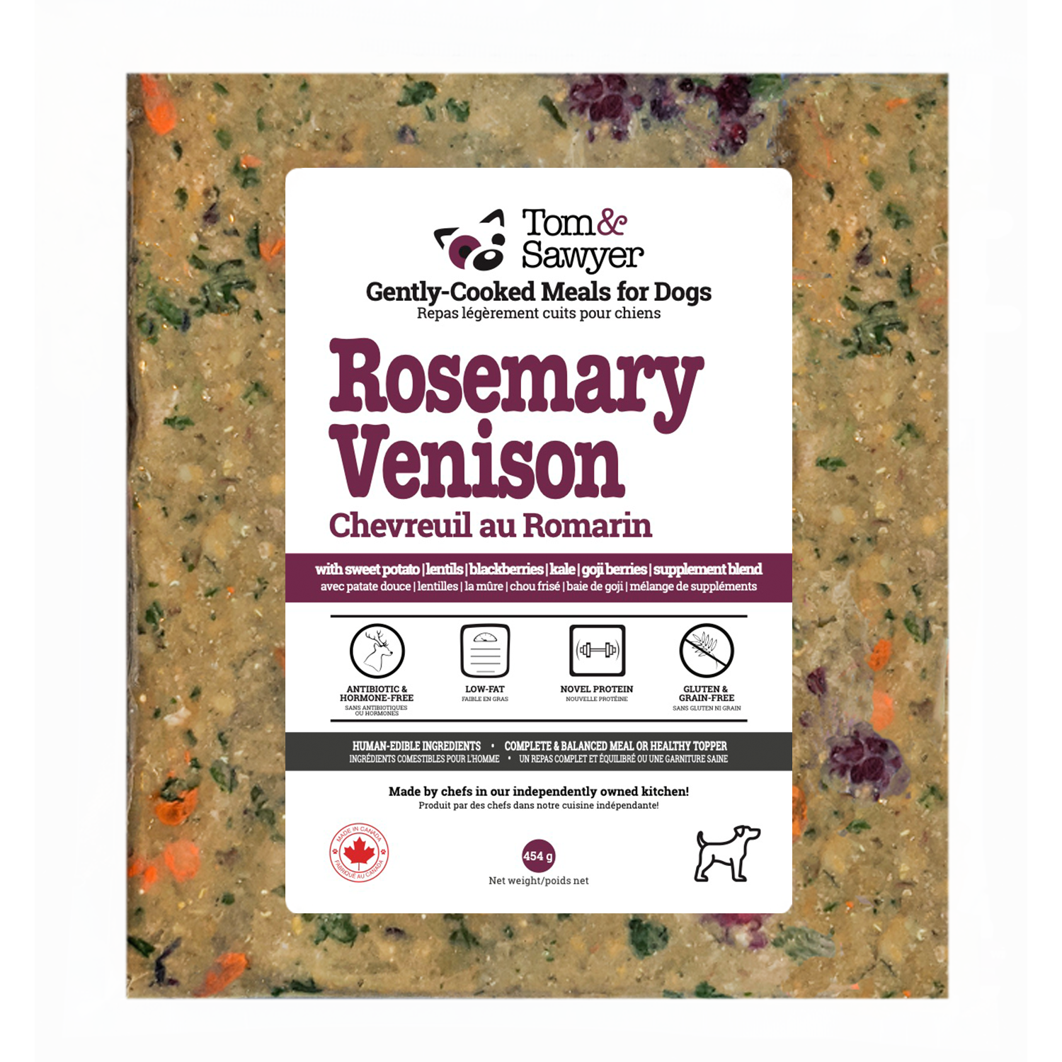 Tom & Sawyer - Gently Cooked - Rosemary Venison
