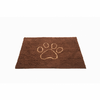 A high-quality image of the Dirty Dog Door Mat in mocha brown, showcasing its colour and design.