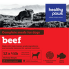 Healthy Paws Raw - Complete Beef Dinners