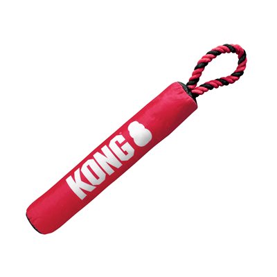 Image of the KONG Signature Stick with Rope, showcasing its rugged design and durable construction.