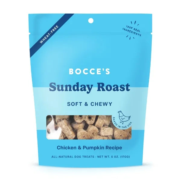 Bocce's Bakery Sunday Roast treats: A delicious and savoury snack for your furry friend.