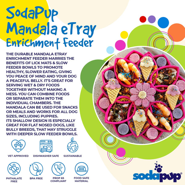 Soda Pup - Mandala Slow Feeder