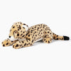 Fluff & Tuff Kali Cheetah plush dog toy featuring durable double-stitched seams, soft high-quality plush fabric, and a realistic cheetah design; ideal for both tough play and gentle snuggles.