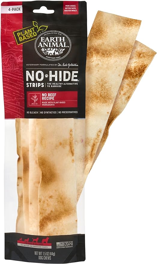 Earth Animal - No-Hide Dog Strips - Pack of 4