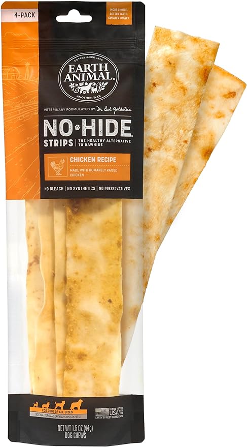 Earth Animal - No-Hide Dog Strips - Pack of 4