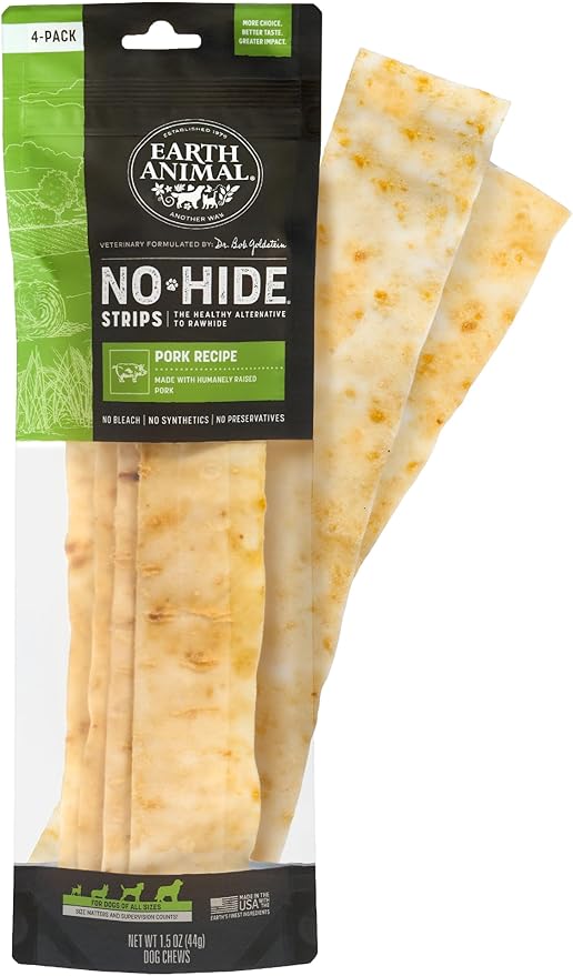 Earth Animal - No-Hide Dog Strips - Pack of 4