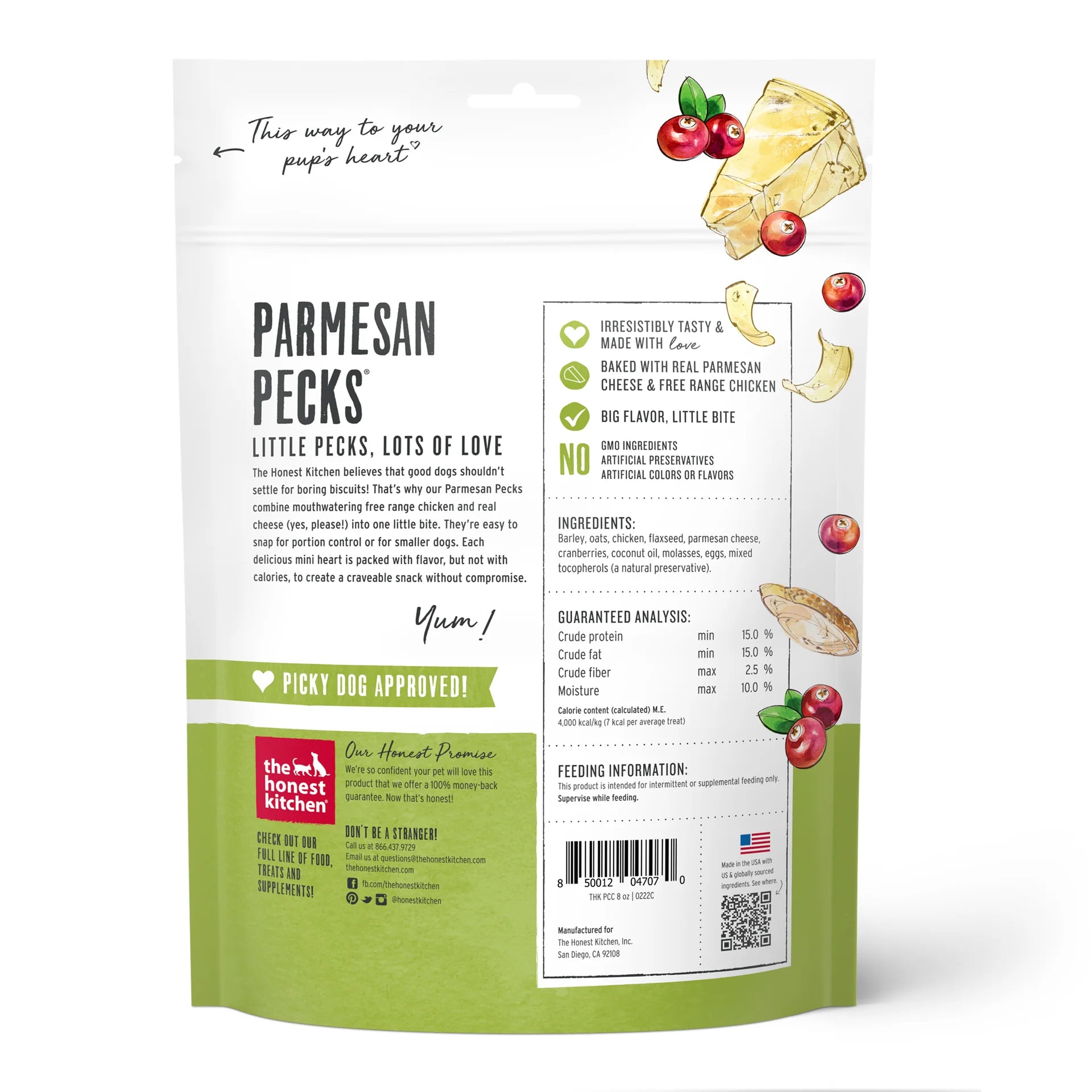 Honest Kitchen - Parmesan Pecks Treats