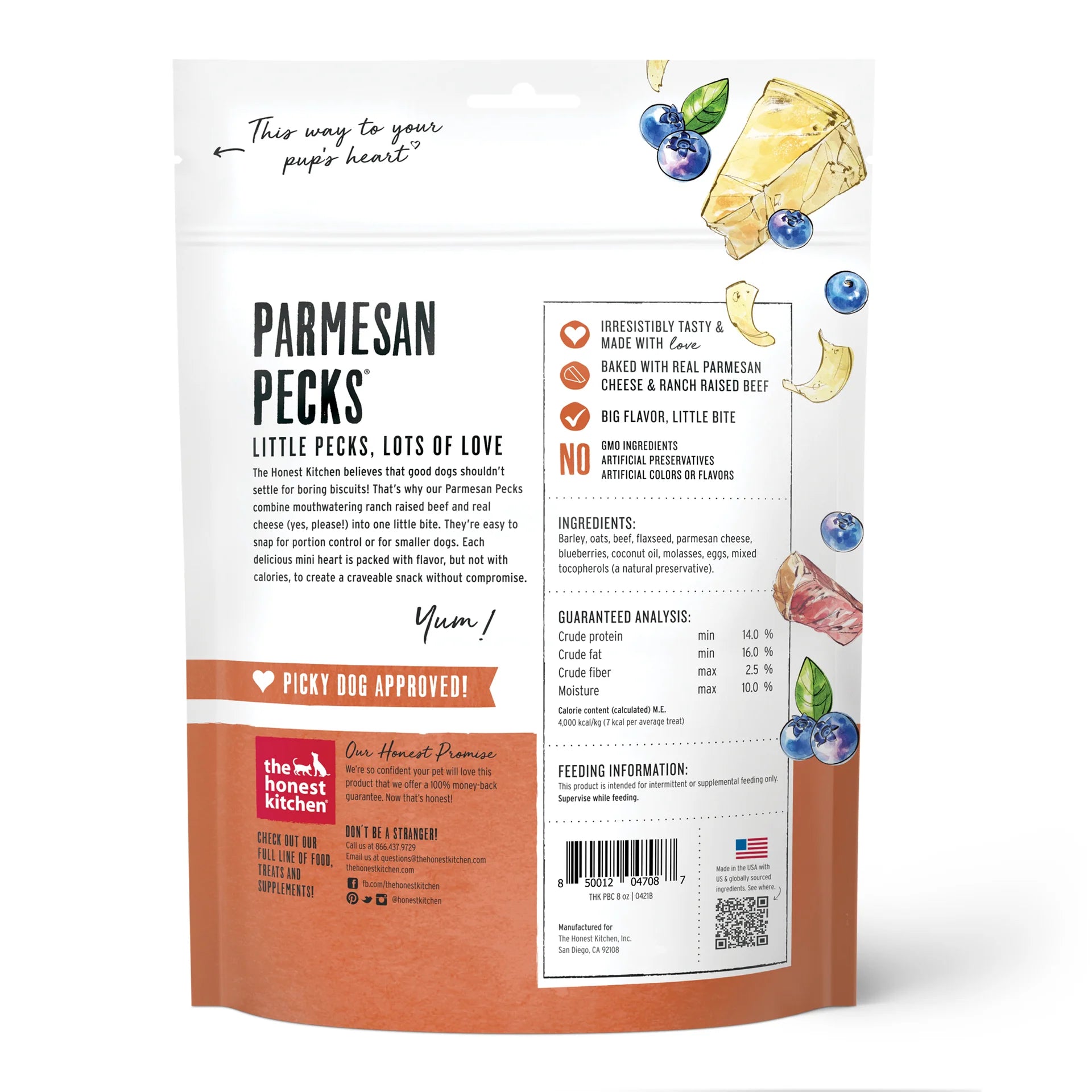 Honest Kitchen - Parmesan Pecks Treats