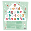 Back of the Bosco & Roxy’s Bark The Halls Musical Advent Calendar, displaying handmade holiday dog biscuits with high-quality, safe ingredients.