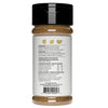 Back label of Crumps Naturals Superfood Sprinkles Gold showing feeding instructions and nutritional details for this turkey-based superfood topper, ideal for finicky eaters and daily immune support"