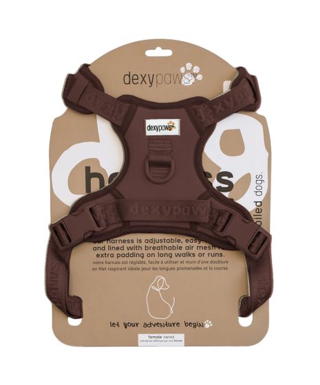 Dexypaws - No Pull Harness - Espresso