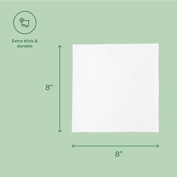 A close-up image of Earth Rated Unscented Compostable Wipes, highlighting their size and texture for effective pet cleaning.