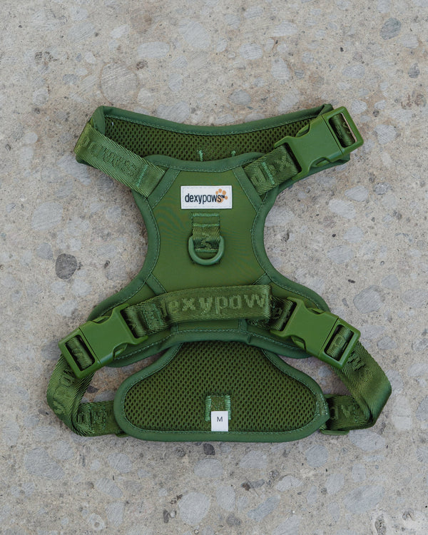 Dexypaws - No Pull Harness - Camo Green